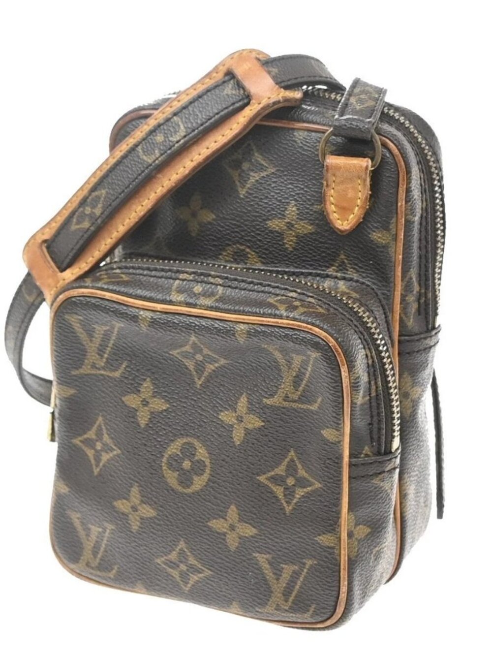 LOUIS VUITTON Mini Amazon Shoulder Bag Monogram Leather Brown M45238 37YJ324